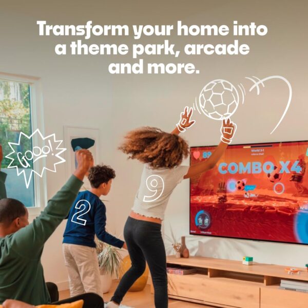 Nex Playground Game System, Indoor Family Game Night, Fun Games & Physical Play, Unique AI-Powered Motion Tracking Video Game Console, Transforms Living Room into a Family or Party Games Space - Image 3