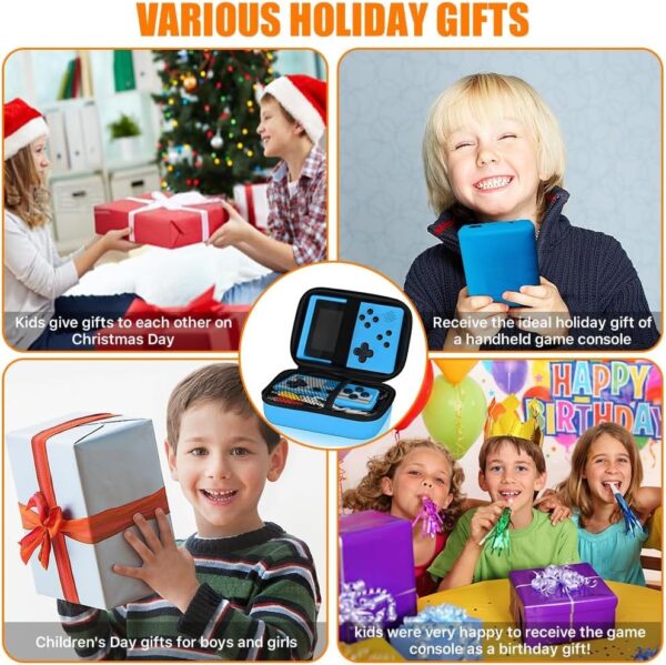 Handheld Game Console for Kids - 500 Retro Video Games - 3.0" LCD Screen - Portable Game Player with Rechargeable Battery - Mini Electronic Toy Gift for Boys and Girls - Image 6