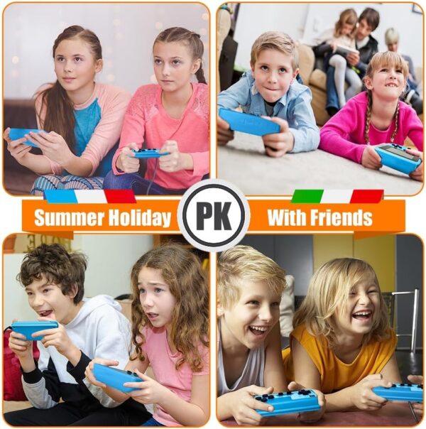 Handheld Game Console for Kids - 500 Retro Video Games - 3.0" LCD Screen - Portable Game Player with Rechargeable Battery - Mini Electronic Toy Gift for Boys and Girls - Image 7