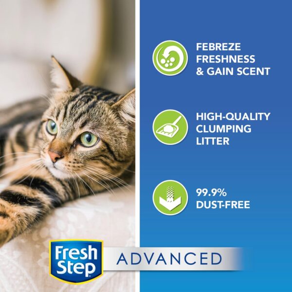 Fresh Step Clumping Cat Litter, With Gain, Advanced, Extra Large, 37 Pounds total (2 Pack of 18.5lb Boxes) - Image 5